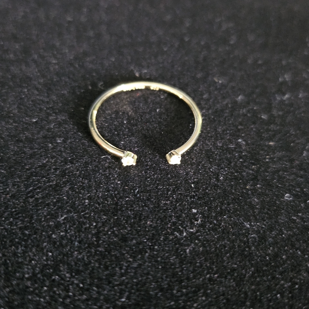 NWT Ana Luisa Hailey Open Gold Ring - Picture 2 of 5
